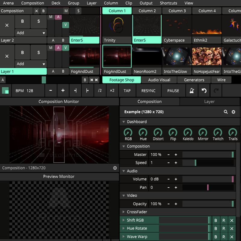 Resolume Arena 7.22.5 for Windows & Mac RT - Stage Data Packet Authorization Code - Per Device - Instant Digital Delivery Free Updates
