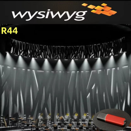 Wysiwyg R44 Perform Dongle High-Performance 3D DMX512 USB Interface for Professional Lighting Control Ultimate Stage Design