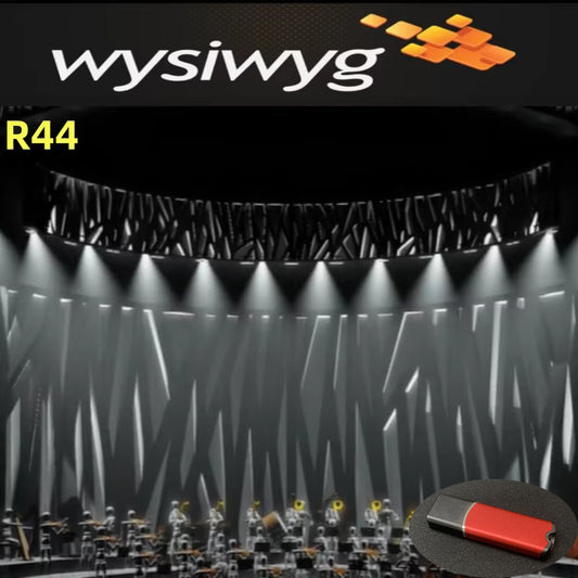 Wysiwyg R44 Perform Dongle High-Performance 3D DMX512 USB Interface for Professional Lighting Control Ultimate Stage Design