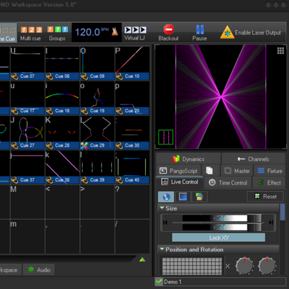 Professional 3D Visualization Dongle for Laser Show Editing - Compatible with Beyond 5.1 for Stunning Visuals